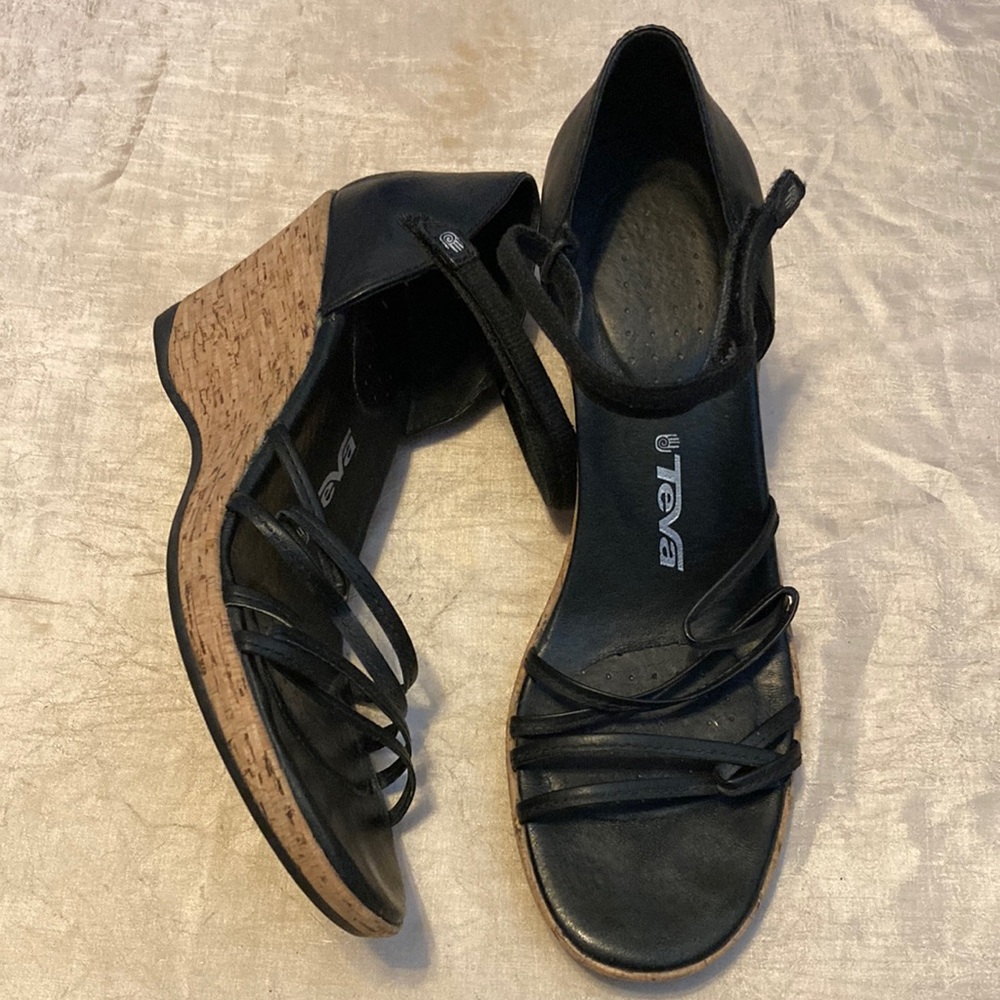 TEVA RIVIERA WEDGE SANDALS